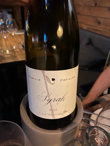 Julien Cecillon Les Graviers Syrah Collines Rhodaniennes