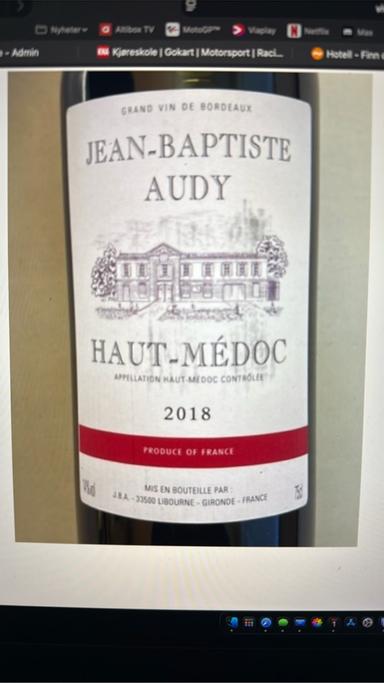 Jean-Baptiste Audy Haut-Medoc