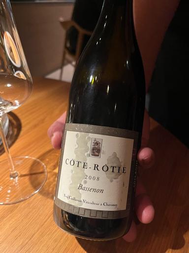 Cuilleron Cote Rotie Bassenon
