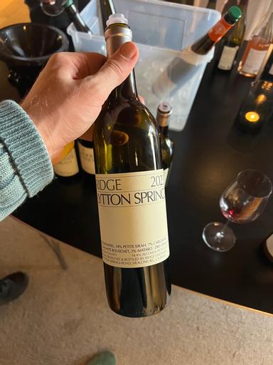 Ridge Vineyards Lytton Springs Dry Creek Valley