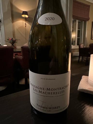 Thomas Morey Chassagne-Montrachet Premier Cru Les Macherelles Blanc