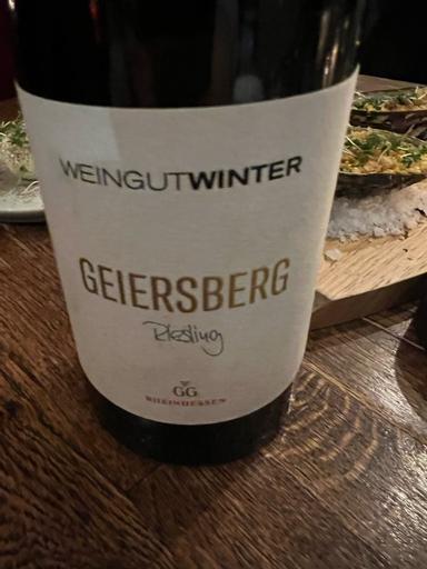 Weingut Winter Dittelsheimer Geiersberg Riesling Rheinhessen