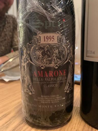 Speri Amarone della Valpolicella Classico Monte Sant Urbano