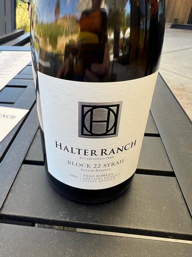 Halter Ranch Block 22 Syrah Adelaida District
