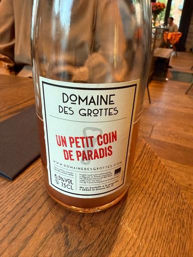 Dom. Des Grottes Un Petit Coin de Paradis PetNat
