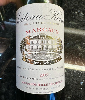 Chateau Kirwan 3eme Cru Classe Margaux