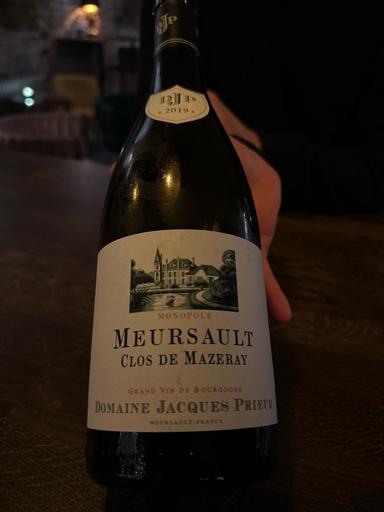 Domaine Jacques Prieur Meursault Mazeray Blanc