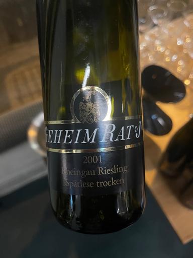 Geheimrat Riesling Spätlese trocken