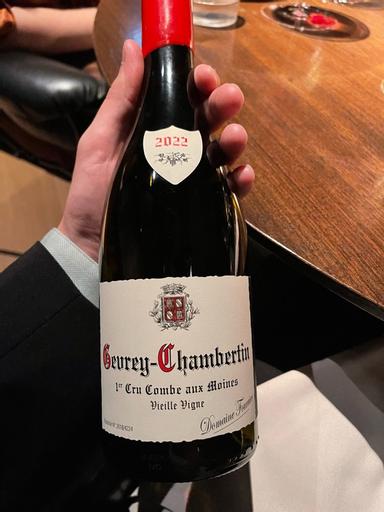 Domaine Fourrier Gevrey-Chambertin Premier Cru Combe au Moine Vieille Vigne