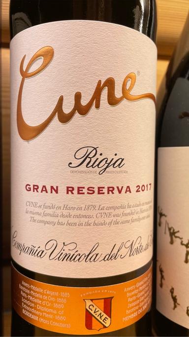 CVNE Cune Gran Reserva Rioja