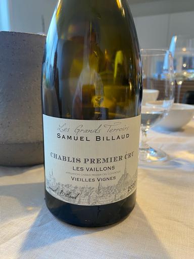Samuel Billaud Chablis Premier Cru Vaillons Vieilles Vignes