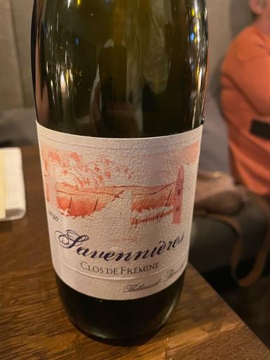 Thibaud Boudignon Savennieres Clos de Fremine