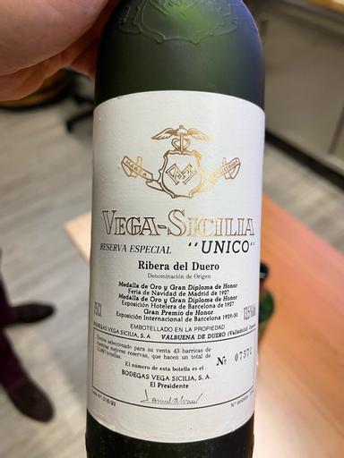 Vega Sicilia Unico Reserva Especial Ribera del Duero