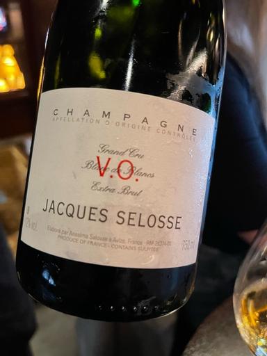 Jacques Selosse Version Originale V.O. Blanc de Blancs Extra Brut Grand Cru