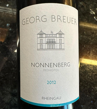 Georg Breuer Rauenthaler Nonnenberg Riesling Rheingau