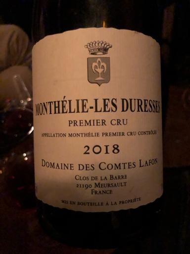 Domaine des Comtes Lafon Monthelie Premier Cru Les Duresses