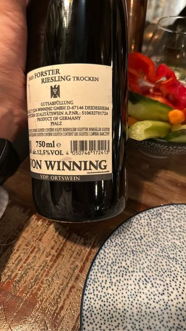 von Winning Forster Ungeheuer Riesling Trocken GG Pfalz