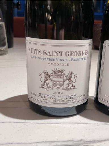 Domaine du Comte Liger Belair Nuits-Saint-Georges Premier Cru Clos des Grandes Vignes Blanc