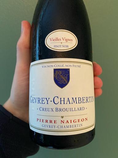 Pierre Naigeon Gevrey-Chambertin Creux Brouillard Vieilles Vignes