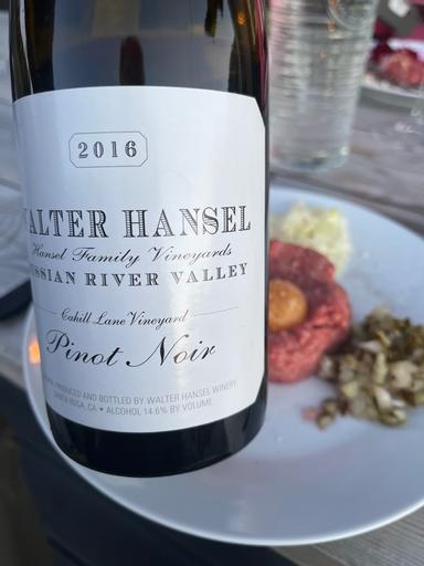 Walter Hansel Cahill Lane Pinot Noir Russian River Valley