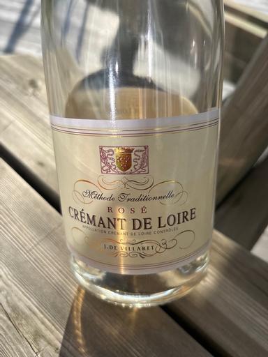 J. de Villaret Rose Cremant de Loire