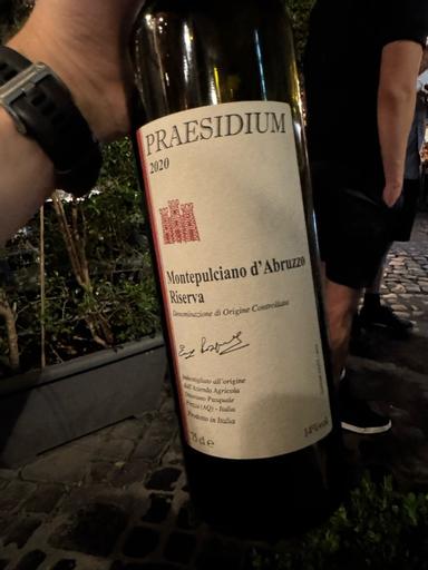 Praesidium Montepulciano d'Abruzzo Riserva