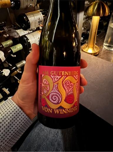 Von Winning Pinot Noir am Gutenberg