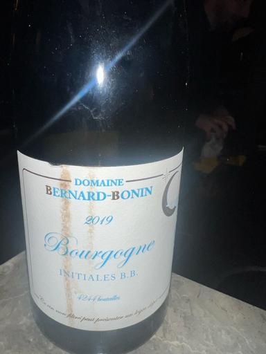 Domaine Bernard Bonin Bourgogne Initiales BB Blanc