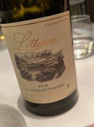 Littorai B.A. Thieriot Vineyard Chardonnay Sonoma Coast