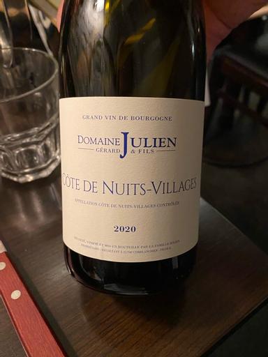 Domaine Gerard Julien & Fils Cote de Nuits-Villages