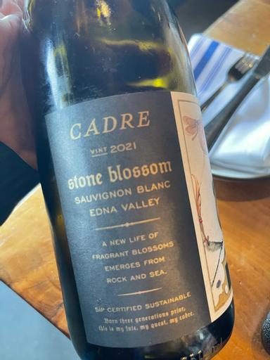 Cadre Stone Blossom Sauvignon Blanc Edna Valley