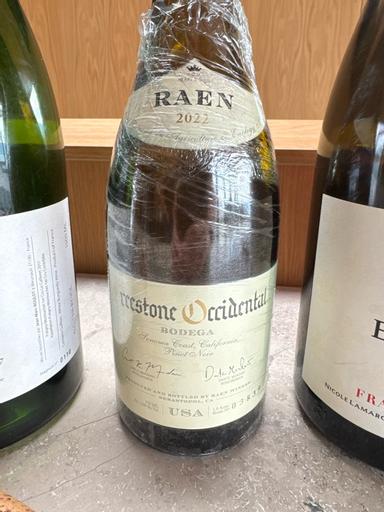 Raen Freestone Occidental Bodega Pinot Noir Sonoma Coast