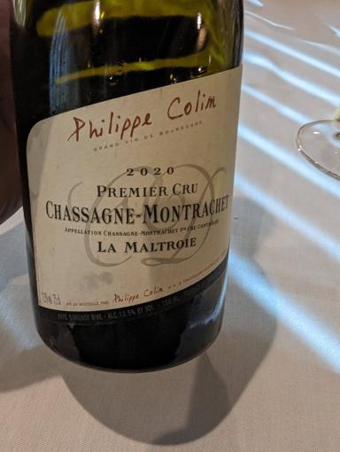 Philippe Colin Chassagne-Montrachet Premier Cru La Maltroie Blanc