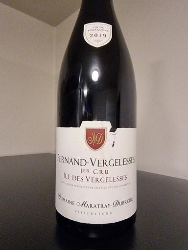 Domaine Maratray-Dubreuil Pernand-Vergelesses Premier Cru Ile des Vergelesses Rouge