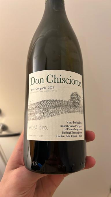 Pierluigi Zampaglione Don Chisciotte Fiano di Avellino