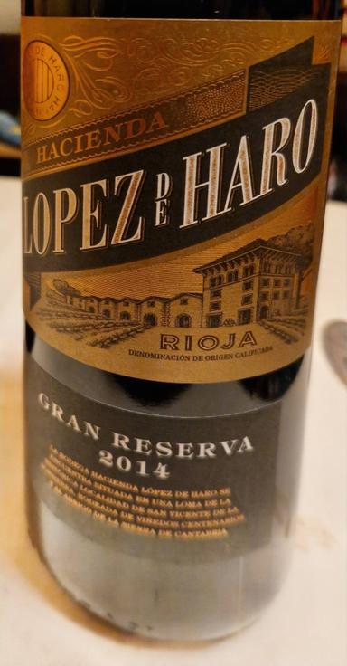Hac. Lopez de Haro Reserva Rioja