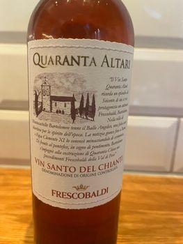Frescobaldi Vin Santo del Chianti Quaranta Altari