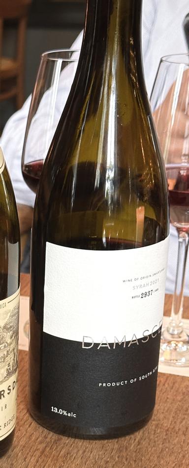 Damascene Swartland Syrah