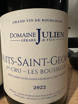 Domaine Gerard Julien & Fils Nuits-Saint-Georges Premier Cru Aux Bousselots