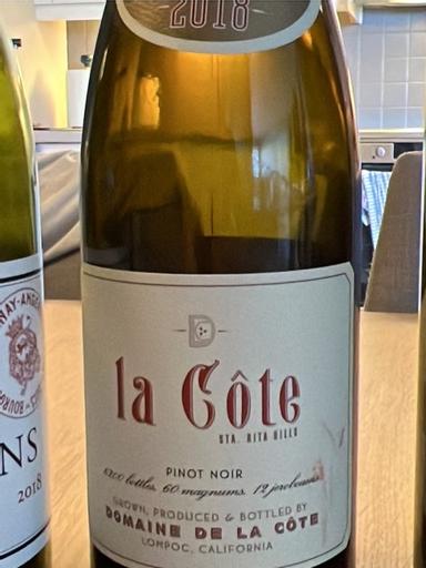 Domaine de la Cote La Cote Pinot Noir Sta. Rita Hills