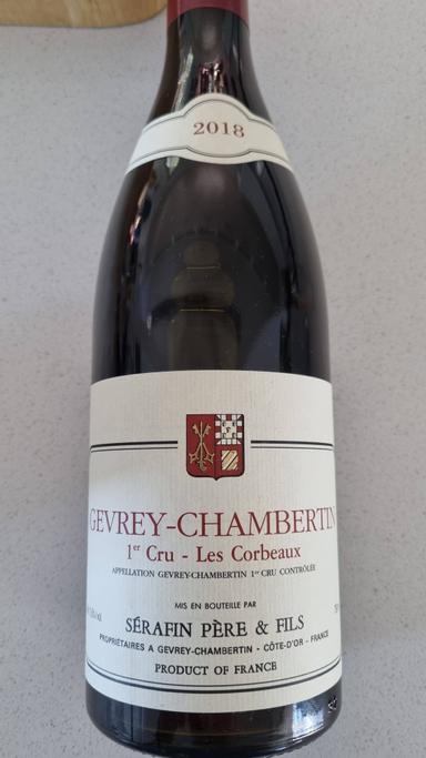Serafin Pere et Fils Gevrey-Chambertin Premier Cru Les Corbeaux