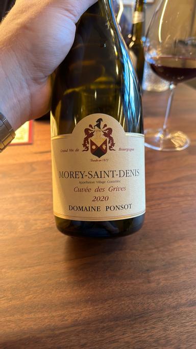 Domaine Ponsot Morey-Saint-Denis Cuvee des Grives