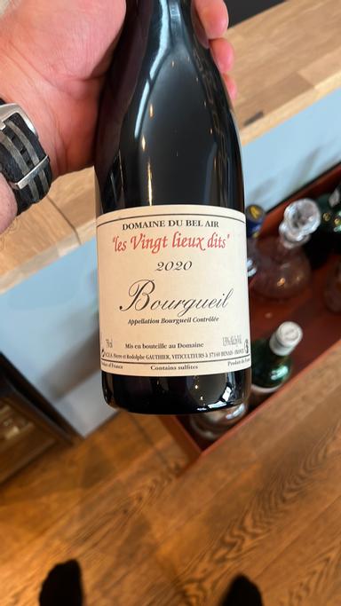 Domaine du Bel Air (Gauthier) Bourgueil Vingt Lieux Dits