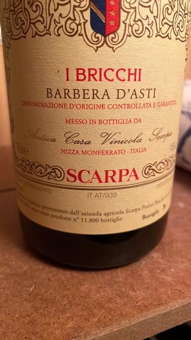 Scarpa Barbera d'Asti