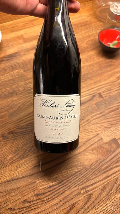 Hubert Lamy Saint-Aubin Premier Cru Derriere Chez Edouard Vieilles Vignes Rouge
