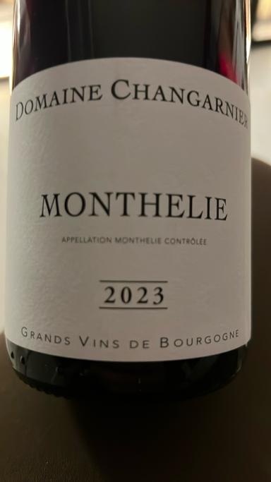 Domaine Changarnier Monthelie Rouge