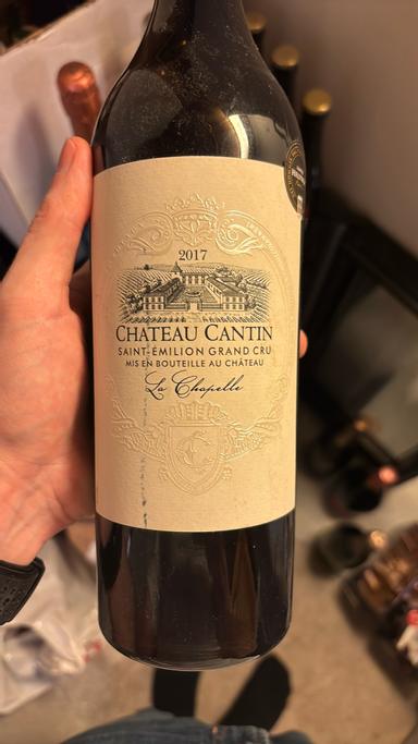 Chateau Cantin La Chapelle Saint-Emilion Grand Cru