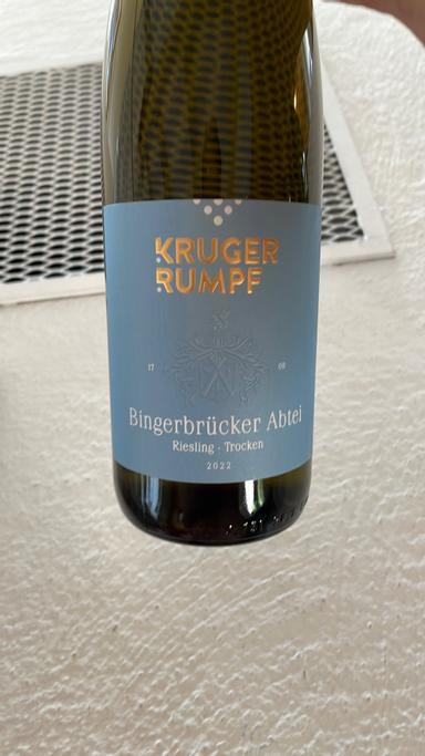 Kruger Rumpf Bringerbrücker Abtei Riesling Trocken