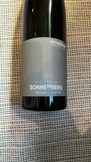 Petershof Niedermennig Sonnenberg Riesling Kabinett