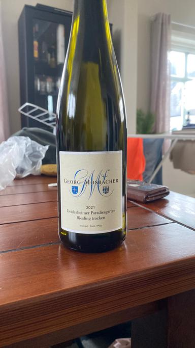 Georg Mosbacher Deidesheimer Paradiesgarten Riesling Trocken Pfalz